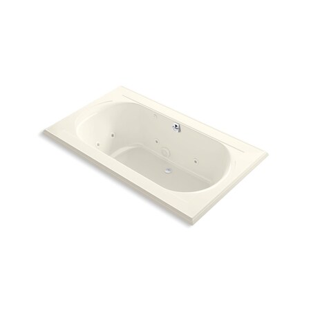 Kohler Memoirs 72" X 42" Drop-In Whirlpool Bath With Center Rear Drain 1418-JHE-96